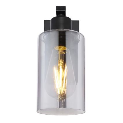 Globo - Sienas lampa 1xE27/60W/230V melna