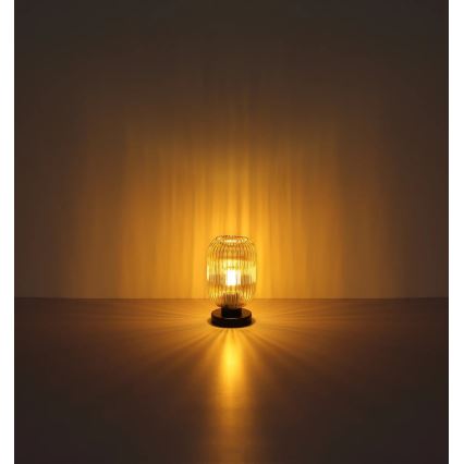 Globo - Galda lampa 1xE27/40W/230V brūna