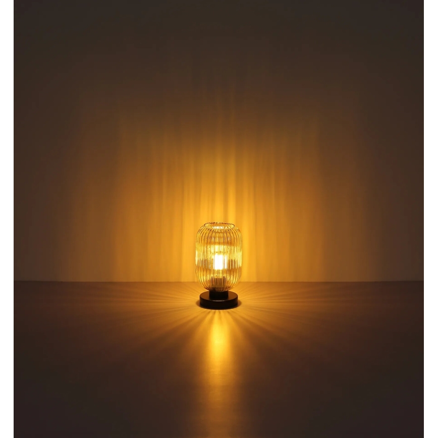 Globo - Galda lampa 1xE27/40W/230V brūna