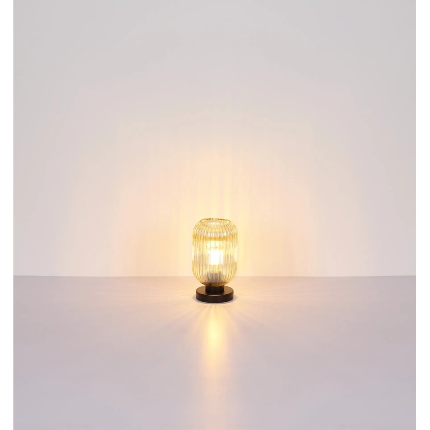 Globo - Galda lampa 1xE27/40W/230V brūna