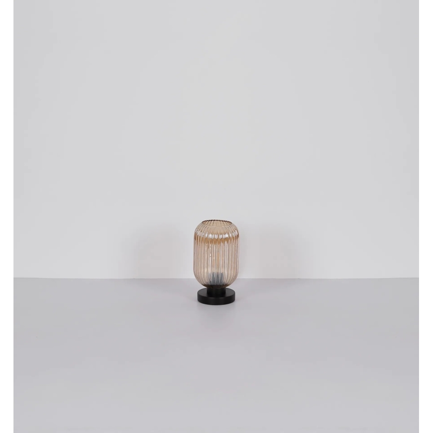 Globo - Galda lampa 1xE27/40W/230V brūna