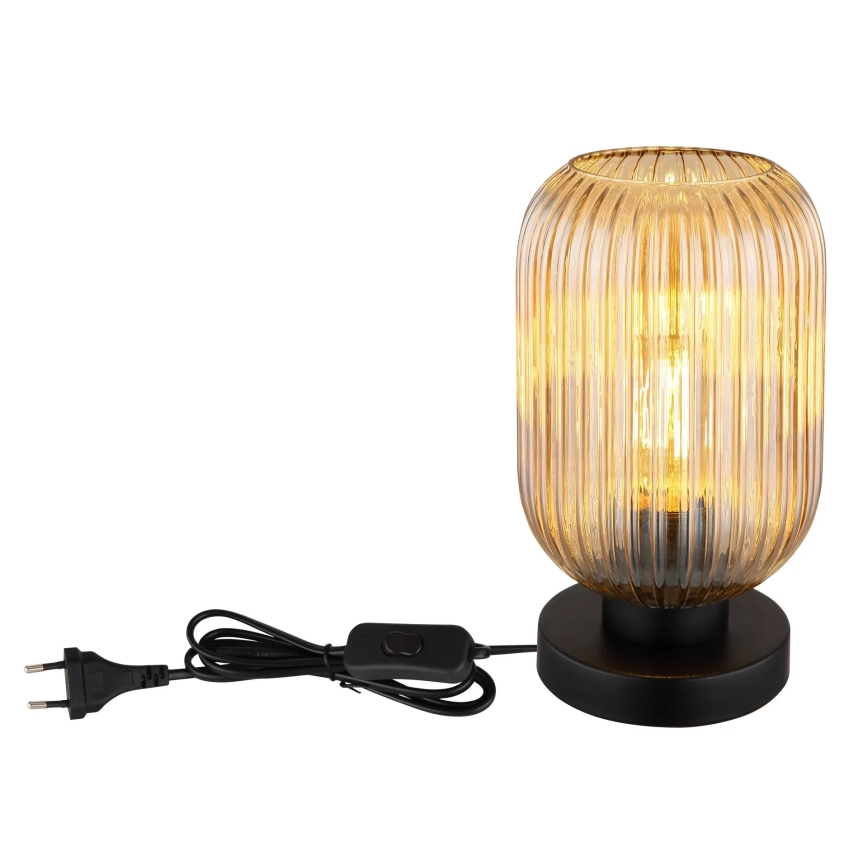 Globo - Galda lampa 1xE27/40W/230V brūna