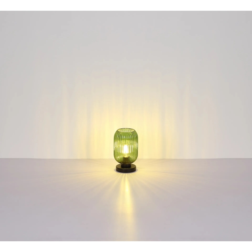 Globo - Galda lampa 1xE27/40W/230V zaļa