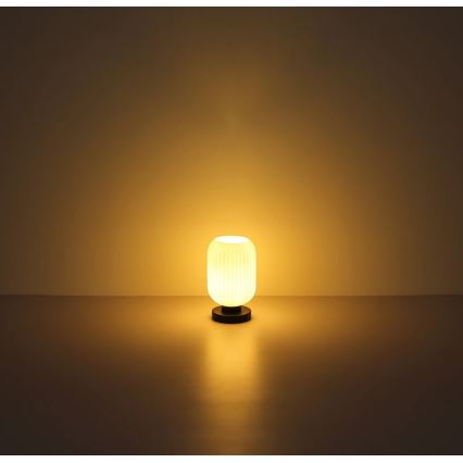 Globo - Galda lampa 1xE27/40W/230V balta