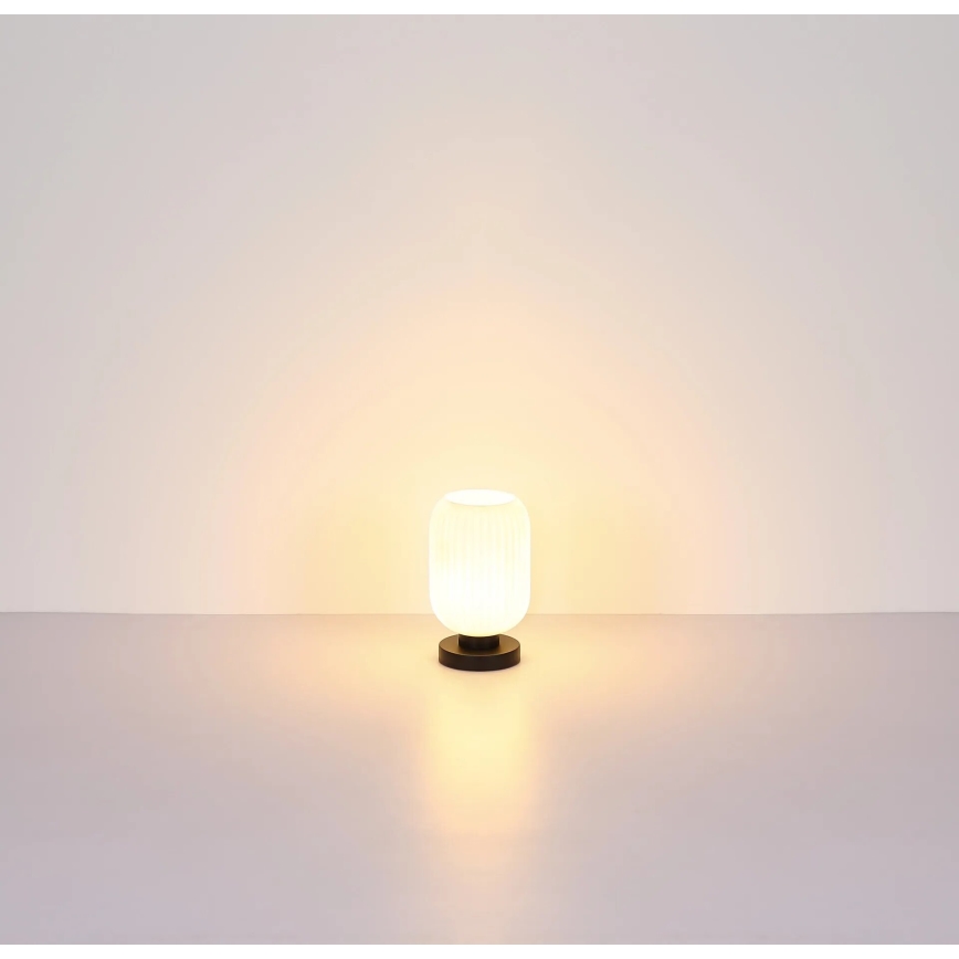 Globo - Galda lampa 1xE27/40W/230V balta