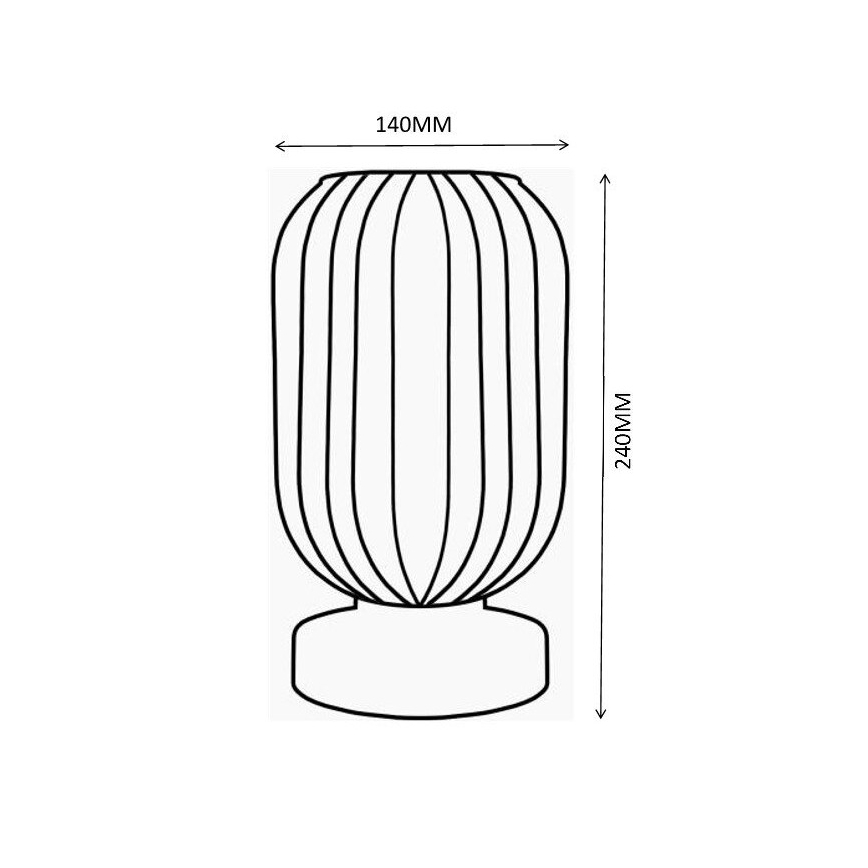 Globo - Galda lampa 1xE27/40W/230V violeta