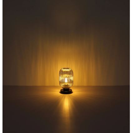 Globo - Galda lampa 1xE27/40W/230V pelēka