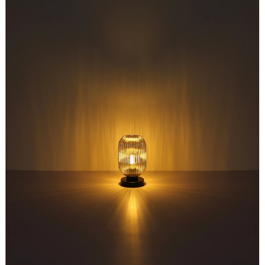 Globo - Galda lampa 1xE27/40W/230V pelēka