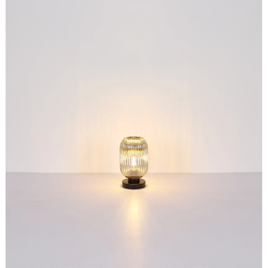 Globo - Galda lampa 1xE27/40W/230V pelēka