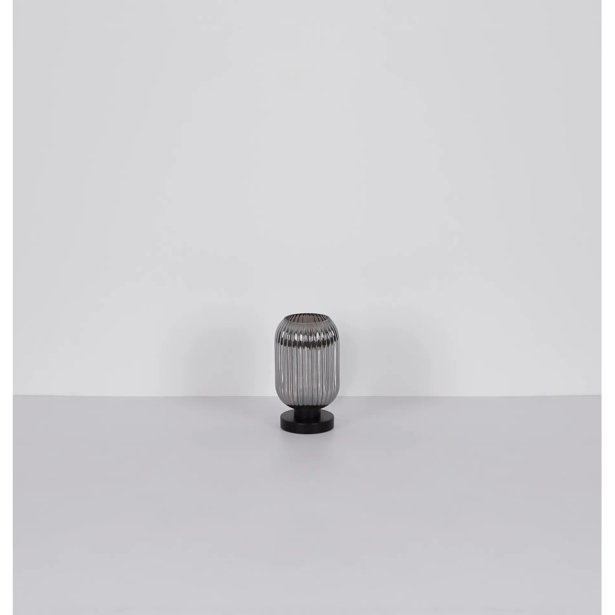 Globo - Galda lampa 1xE27/40W/230V pelēka