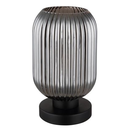 Globo - Galda lampa 1xE27/40W/230V pelēka
