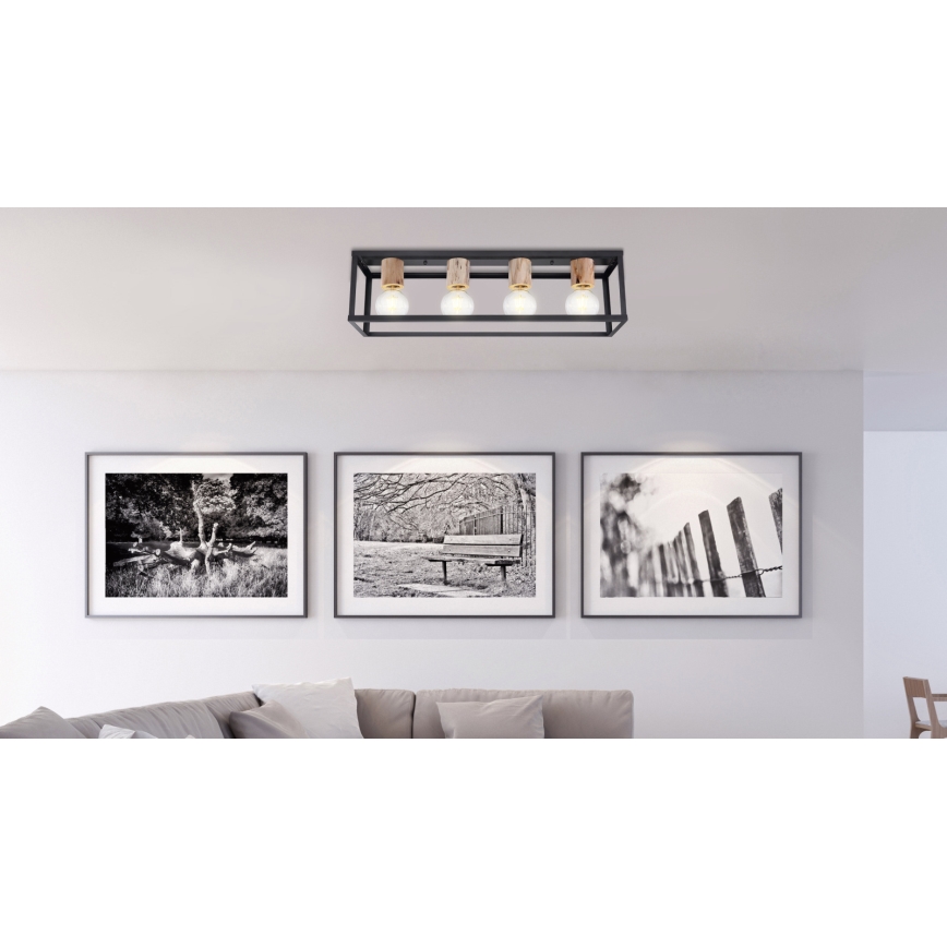 Globo - Griestu gaismeklis 4xE27/60W/230V