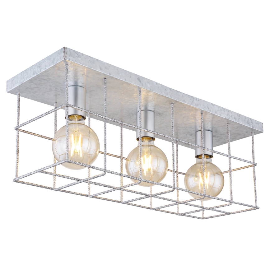 Globo 15530Z-3D - Griestu lampa MERRIL 3xE27/60W/230V