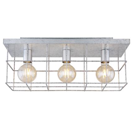 Globo 15530Z-3D - Griestu lampa MERRIL 3xE27/60W/230V