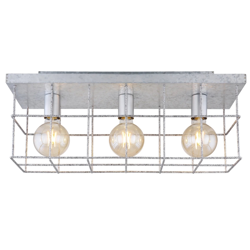 Globo 15530Z-3D - Griestu lampa MERRIL 3xE27/60W/230V
