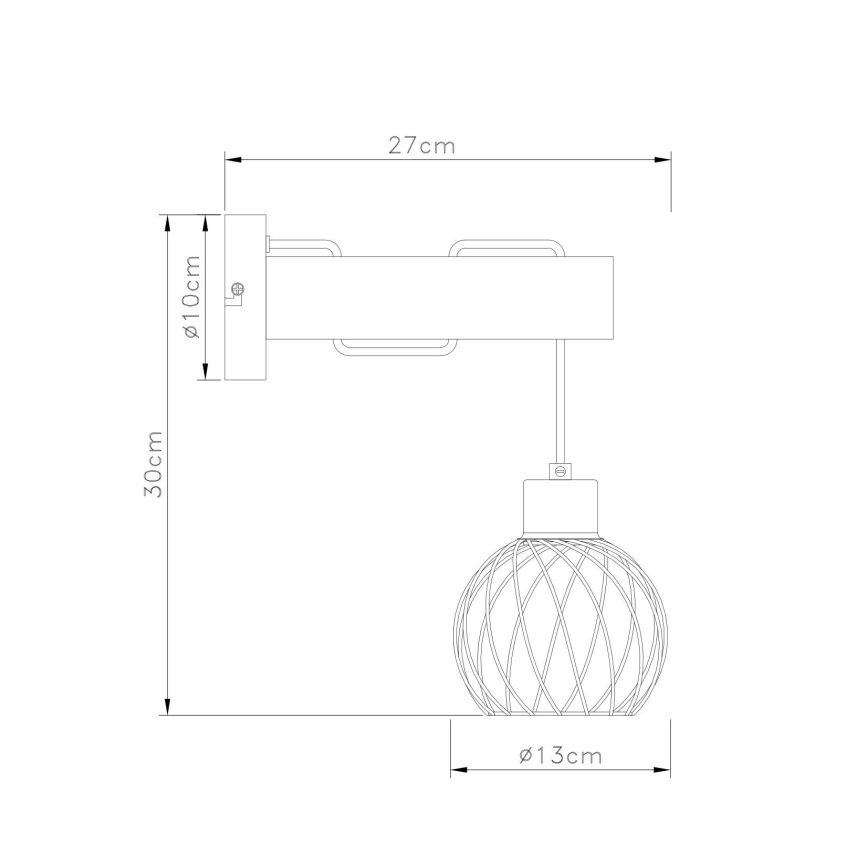 Globo - Sienas lampa 1xE27/15W/230V