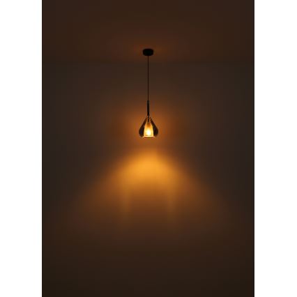 Globo - Lustra ar auklu 1xE27/60W/230V d. 20 cm melna