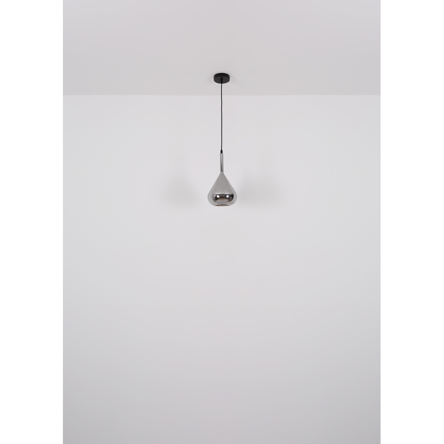Globo - Lustra ar auklu 1xE27/60W/230V d. 20 cm melna