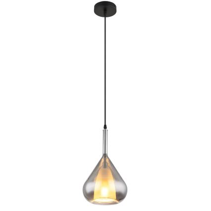 Globo - Lustra ar auklu 1xE27/60W/230V d. 20 cm melna