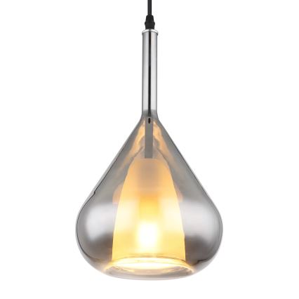 Globo - Lustra ar auklu 1xE27/60W/230V d. 20 cm melna