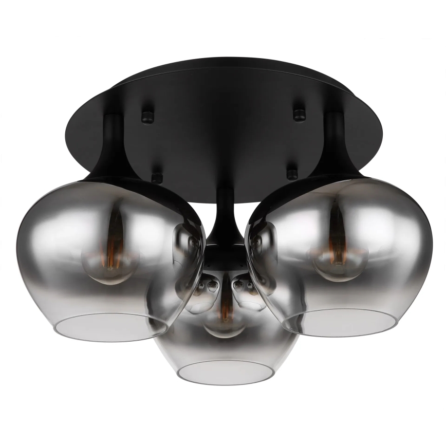 Globo - Virsapmetuma lustra 3xE27/40W/230V d. 45 cm melna