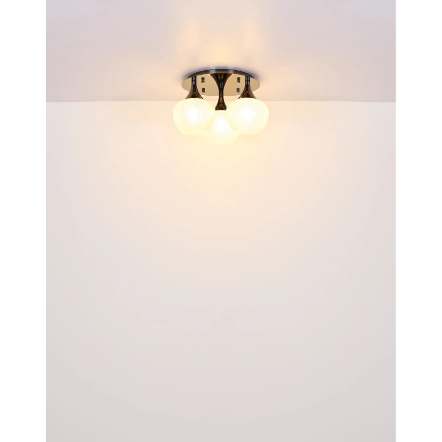 Globo - Virsapmetuma lustra 3xE27/40W/230V antracīta
