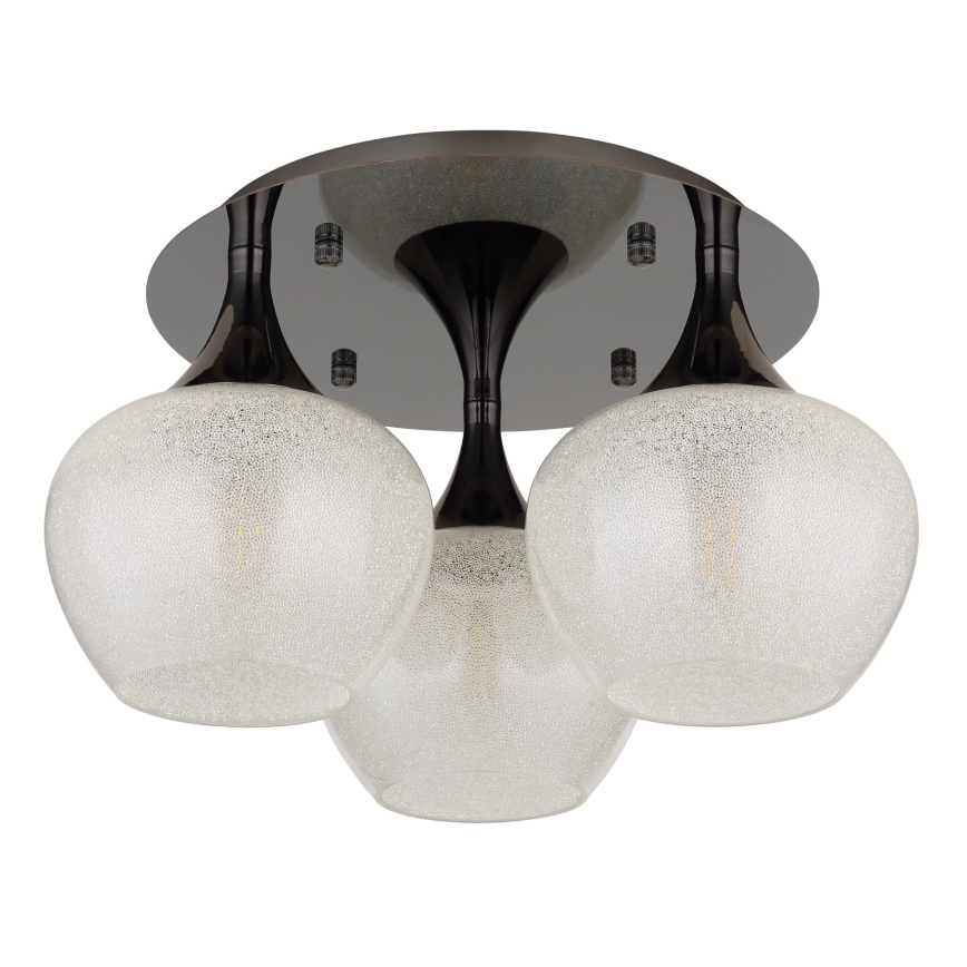 Globo - Virsapmetuma lustra 3xE27/40W/230V antracīta