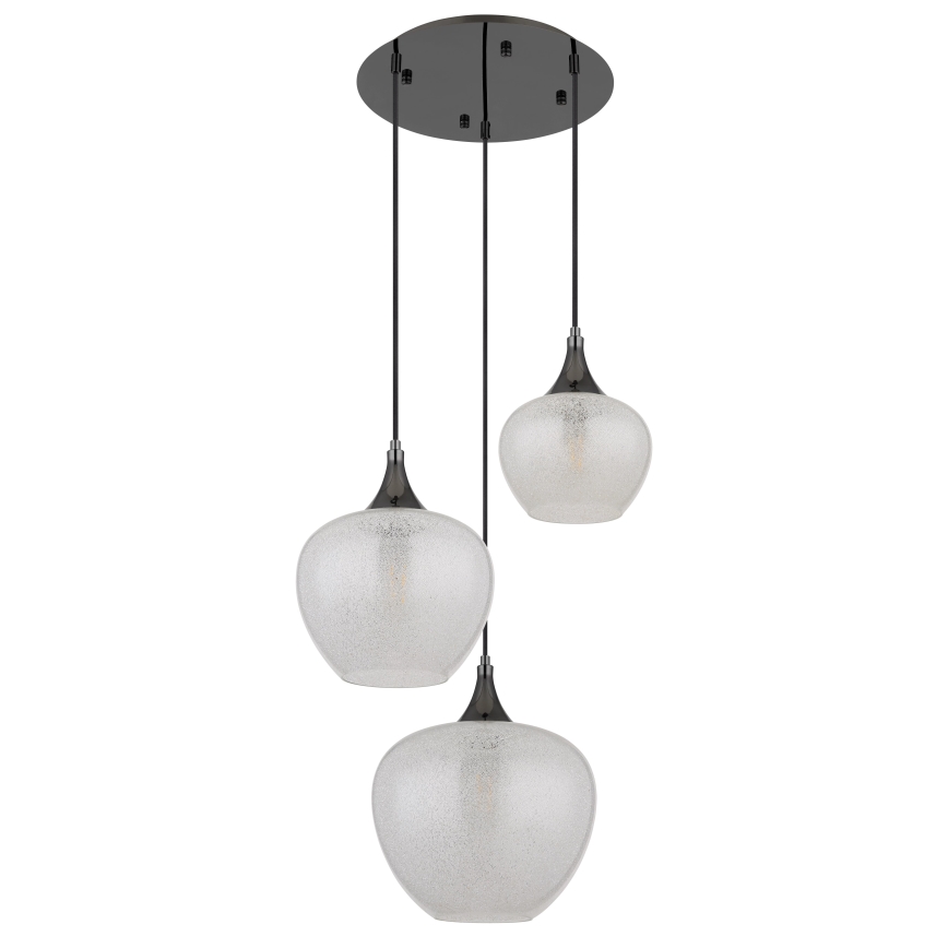 Globo - Lustra ar auklu 3xE27/40W/230V balta/antracīta