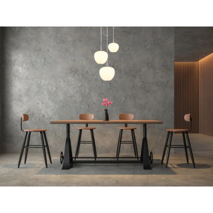 Globo - Lustra ar auklu 3xE27/40W/230V balta