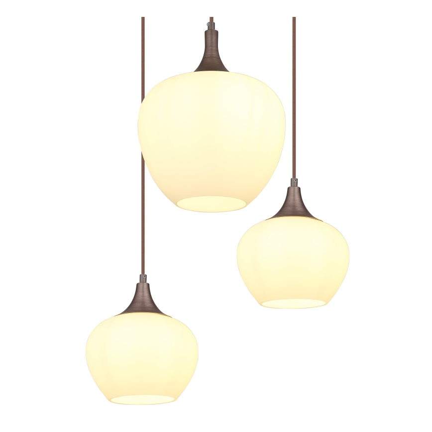 Globo - Lustra ar auklu 6xE27/40W/230V balta