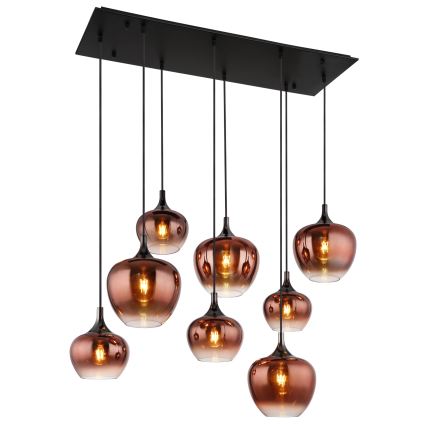 Globo - Lustra uz troses 8xE27/40W/230V vara krāsā