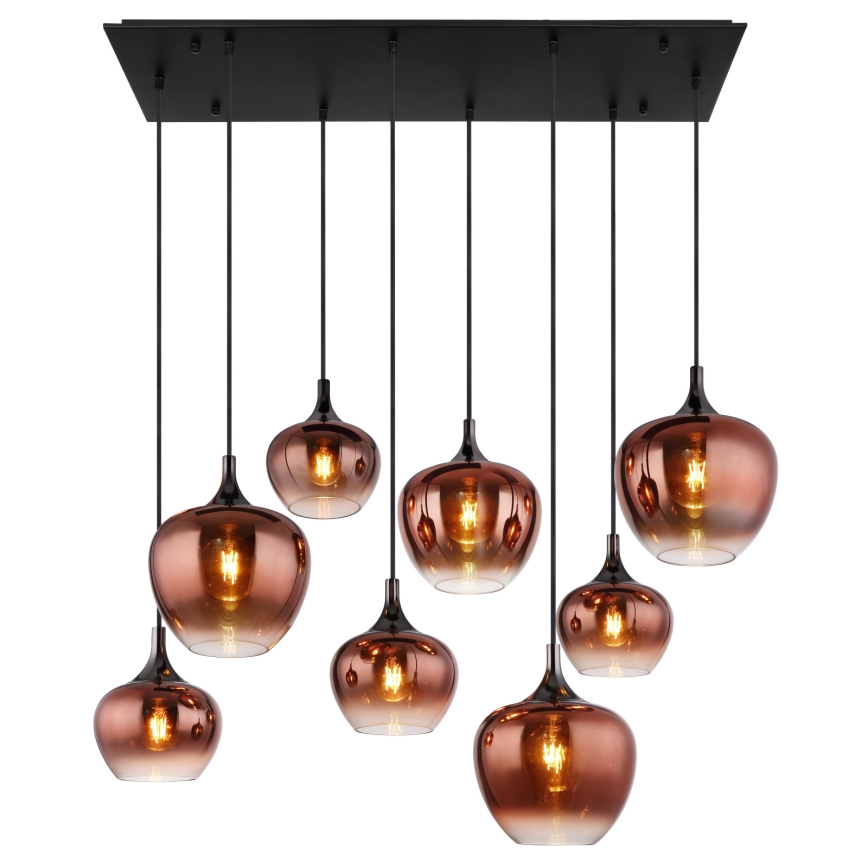 Globo - Lustra uz troses 8xE27/40W/230V vara krāsā