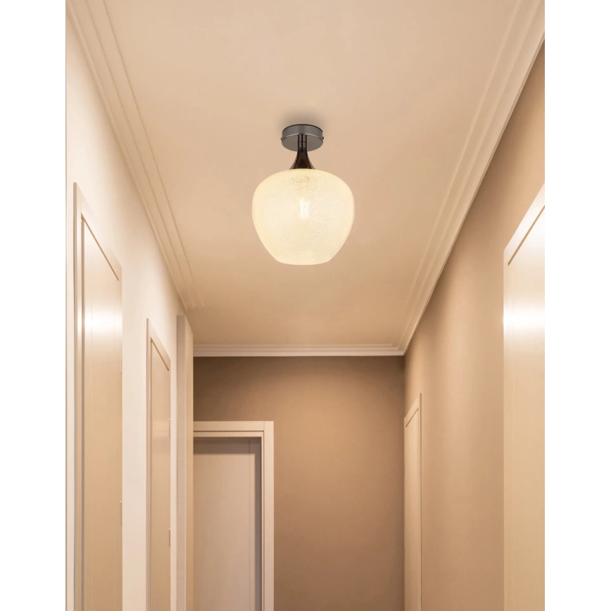 Globo - Griestu lampa 1xE27/40W/230V balta/antracīta