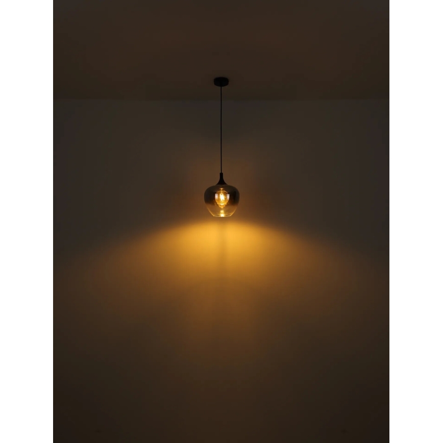 Globo - Lustra ar auklu 1xE27/40W/230V d. 24 cm melna