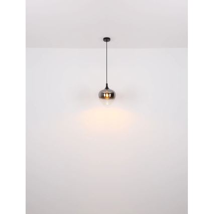 Globo - Lustra ar auklu 1xE27/40W/230V d. 24 cm melna
