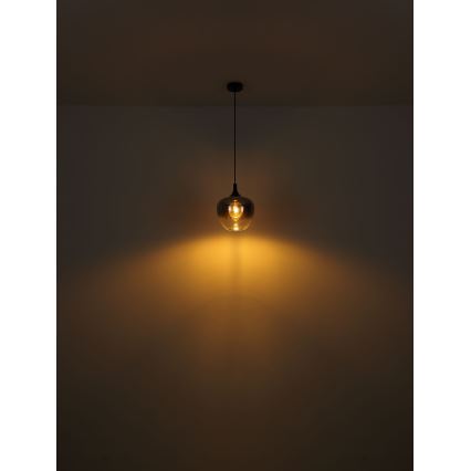 Globo - Lustra ar auklu 1xE27/60W/230V d. 29 cm melna