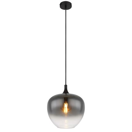 Globo - Lustra ar auklu 1xE27/60W/230V d. 29 cm melna