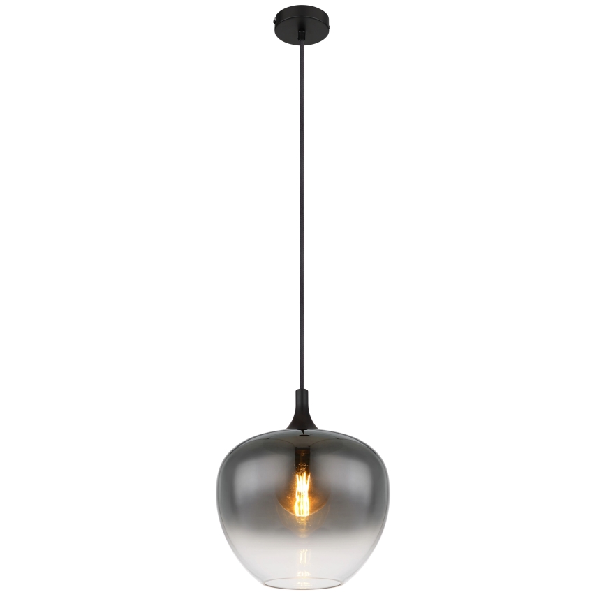 Globo - Lustra ar auklu 1xE27/60W/230V d. 29 cm melna