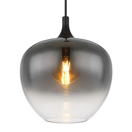 Globo - Lustra ar auklu 1xE27/60W/230V d. 29 cm melna