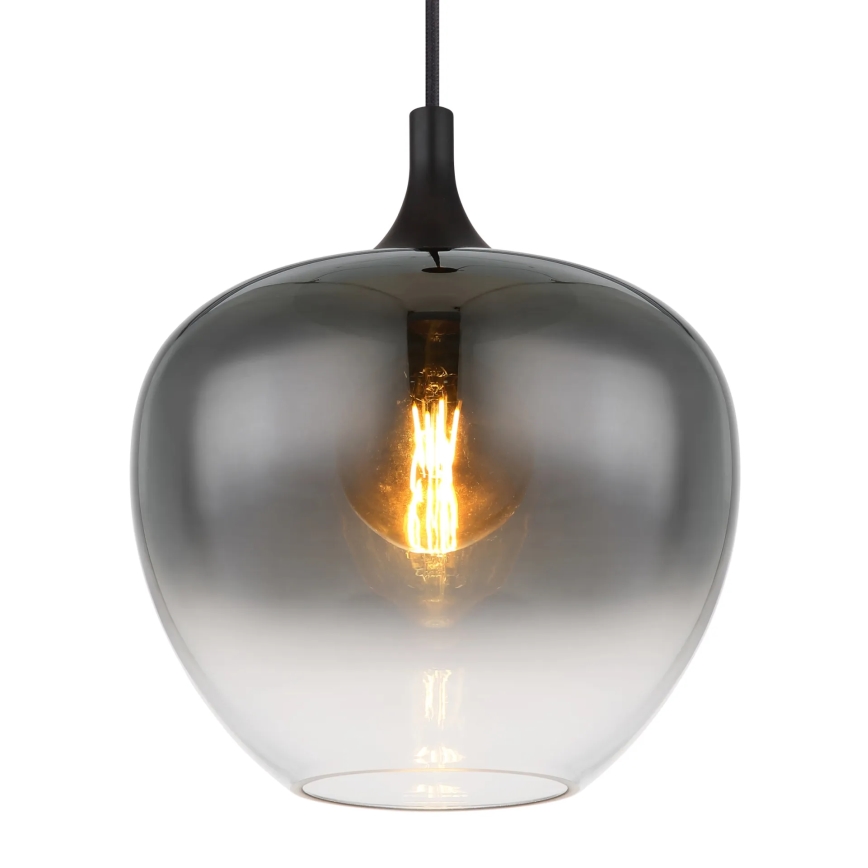 Globo - Lustra ar auklu 1xE27/60W/230V d. 29 cm melna