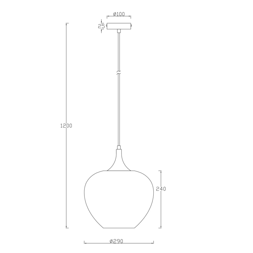 Globo - Lustra ar auklu 1xE27/40W/230V d. 29 cm balta/antracīta