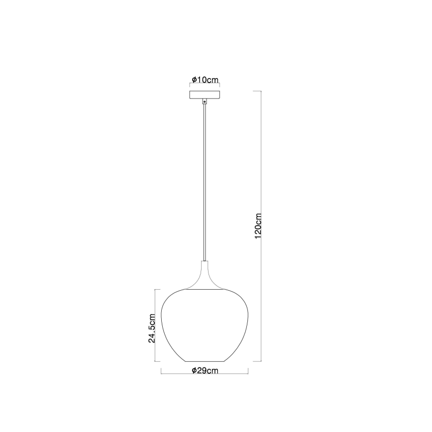 Globo - Lustra ar auklu 1xE27/60W/230V d. 29 cm balta