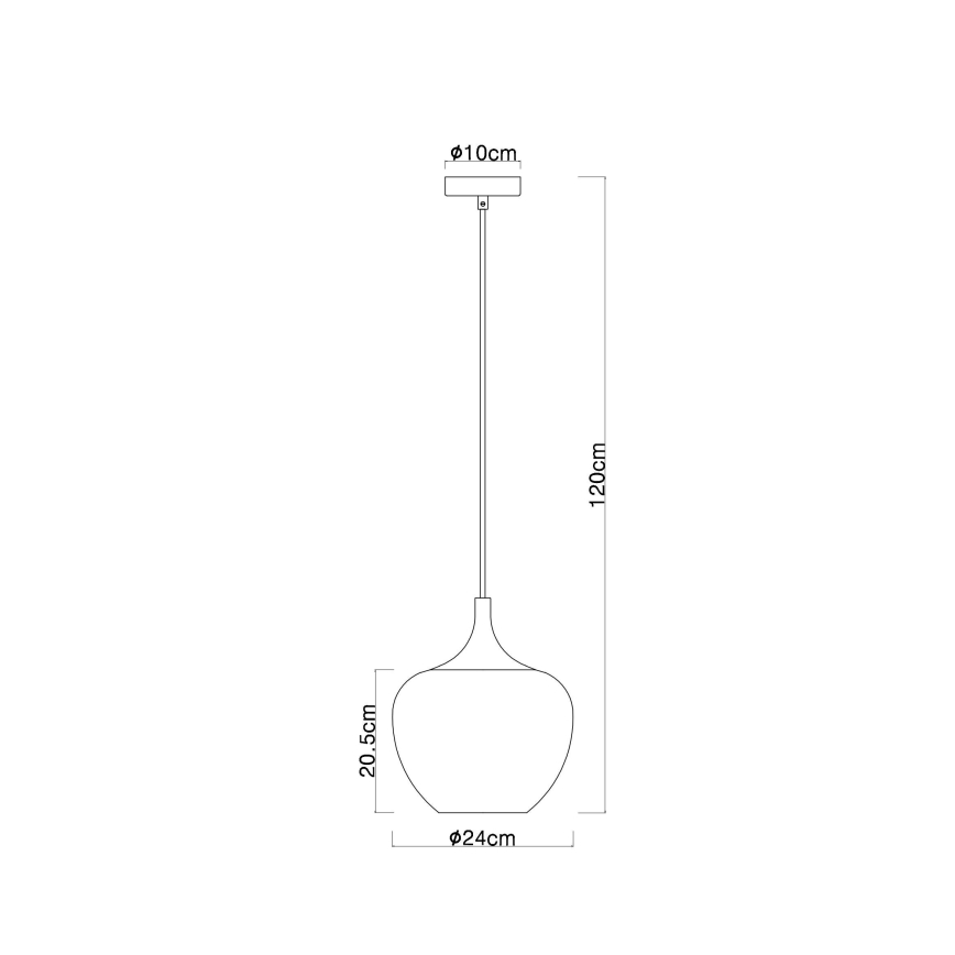 Globo - Lustra ar auklu 1xE27/60W/230V d. 24 cm balta