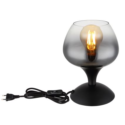 Globo - Galda lampa 1xE27/40W/230V melna