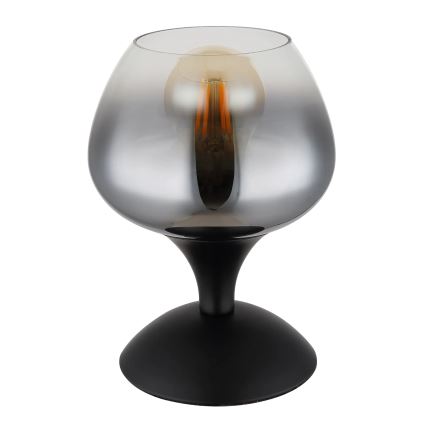 Globo - Galda lampa 1xE27/40W/230V melna