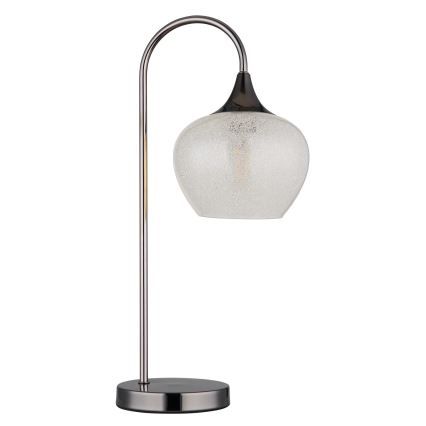 Globo - Galda lampa 1xE27/40W/230V balta/antracīta