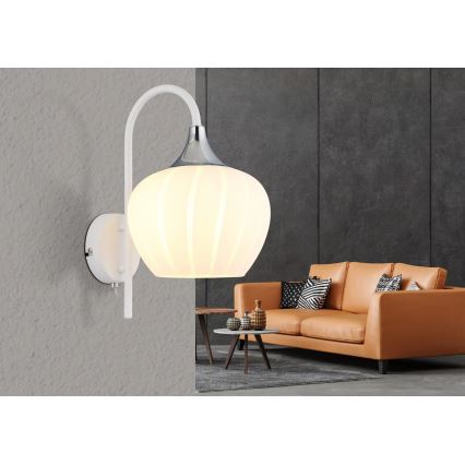 Globo - Sienas lampa 1xE27/40W/230V balta