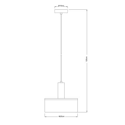 Globo - Lustra ar auklu 1xE27/15W/230V