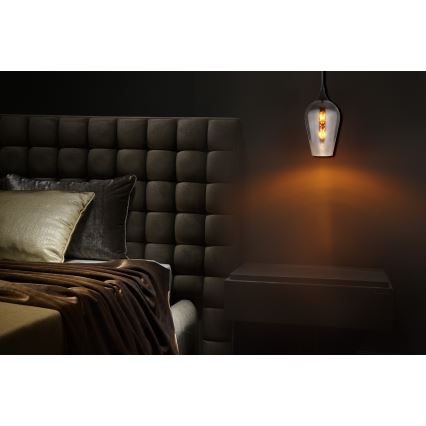 Globo - Lustra ar auklu 1xE27/60W/230V d. 18 cm melna