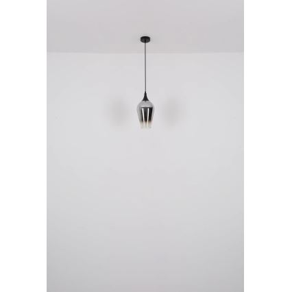 Globo - Lustra ar auklu 1xE27/60W/230V d. 18 cm melna